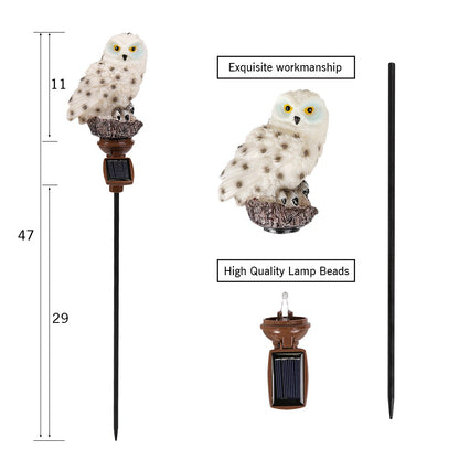 Waterproof Owl Solar Garden Lights (Set of 5) by HitMyNeed