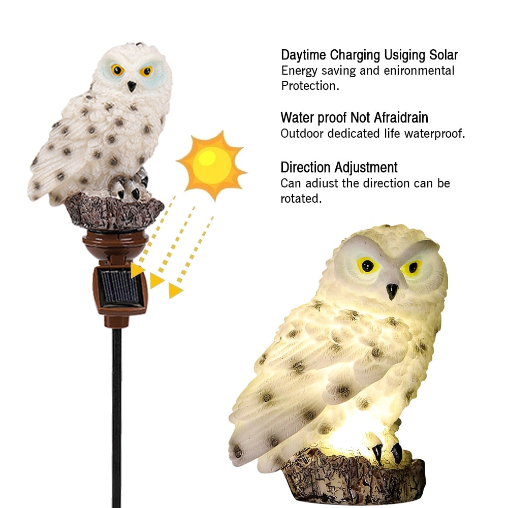Waterproof Owl Solar Garden Lights (Set of 5) by HitMyNeed