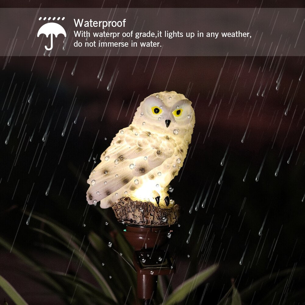 Waterproof Owl Solar Garden Lights (Set of 5) by HitMyNeed