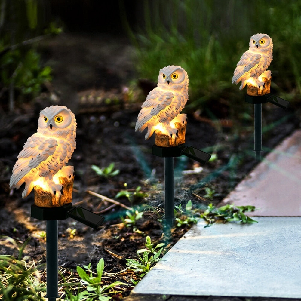Waterproof Owl Solar Garden Lights (Set of 5) by HitMyNeed