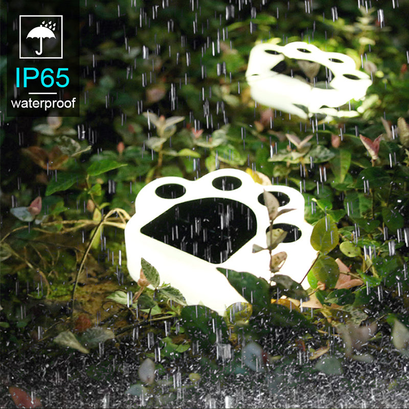 Waterproof Paw Print Solar Garden Lights (8 Pack) by HitMyNeed