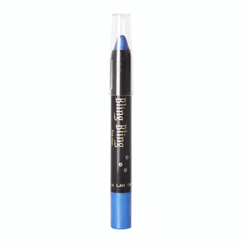 Waterproof Pearlescent Eyeshadow & Eyeliner Pencil dark-blue by HitMyNeed