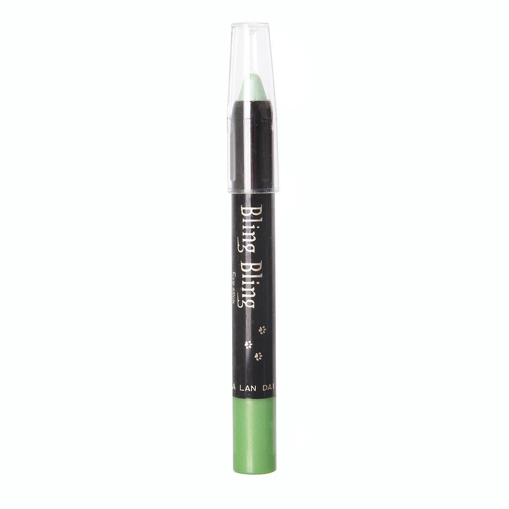 Waterproof Pearlescent Eyeshadow & Eyeliner Pencil green by HitMyNeed