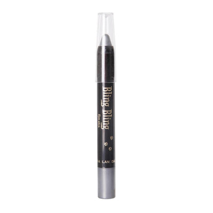 Waterproof Pearlescent Eyeshadow & Eyeliner Pencil grey by HitMyNeed