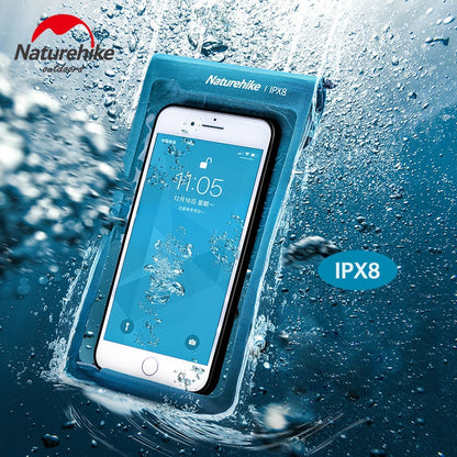 Waterproof Phone Pouch with Neck Strap IPX8 by HitMyNeed