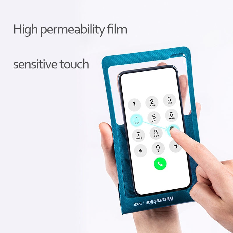 Waterproof Phone Pouch with Neck Strap IPX8 by HitMyNeed