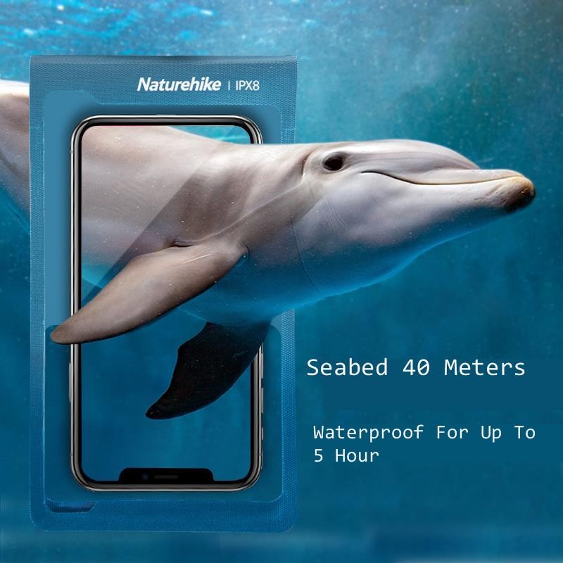 Waterproof Phone Pouch with Neck Strap IPX8 by HitMyNeed