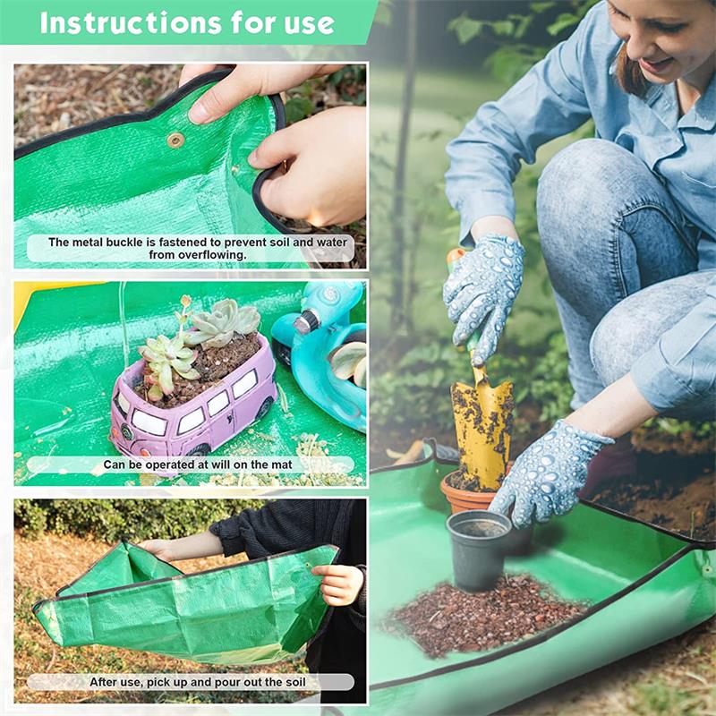 Waterproof Plant Repotting Mat 50 x 50 cm by HitMyNeed