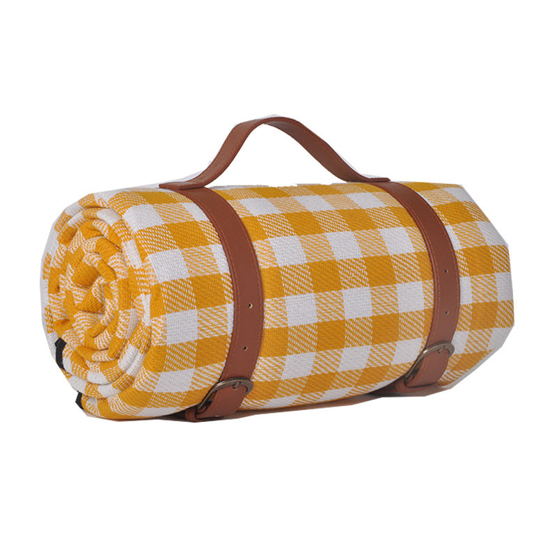 Waterproof Portable Picnic Blanket with Carry Straps style-1 200-200cm by HitMyNeed