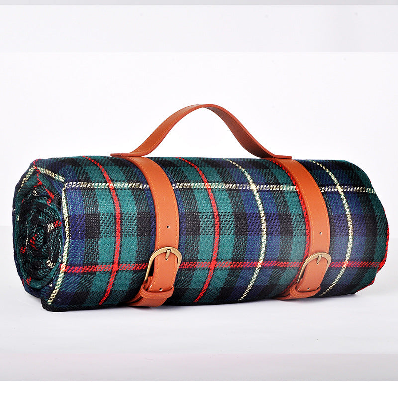Waterproof Portable Picnic Blanket with Carry Straps style-10 200-200cm by HitMyNeed