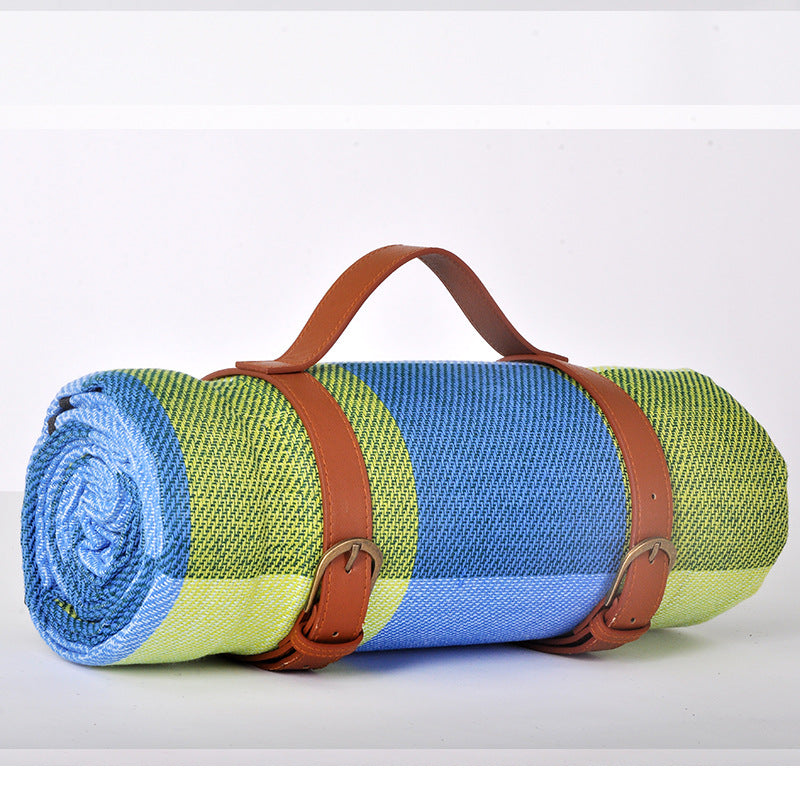 Waterproof Portable Picnic Blanket with Carry Straps style-12 200-200cm by HitMyNeed