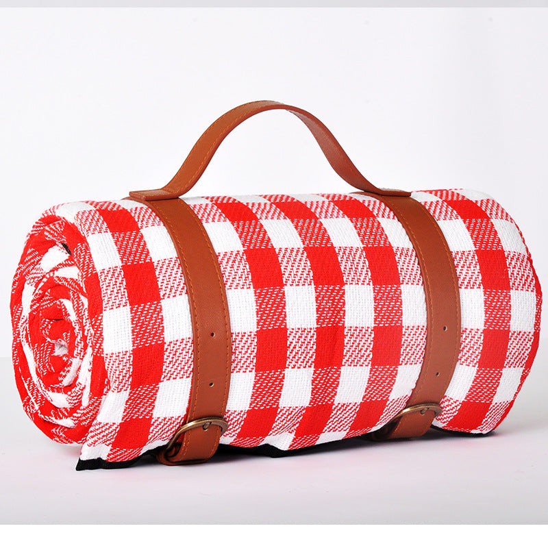 Waterproof Portable Picnic Blanket with Carry Straps style-2 200-200cm by HitMyNeed