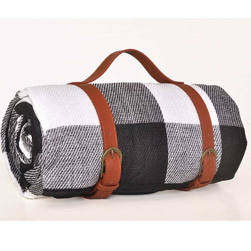 Waterproof Portable Picnic Blanket with Carry Straps style-6 200-200cm by HitMyNeed