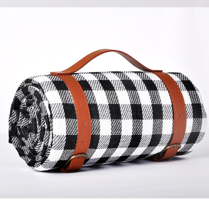 Waterproof Portable Picnic Blanket with Carry Straps style-7 200-200cm by HitMyNeed