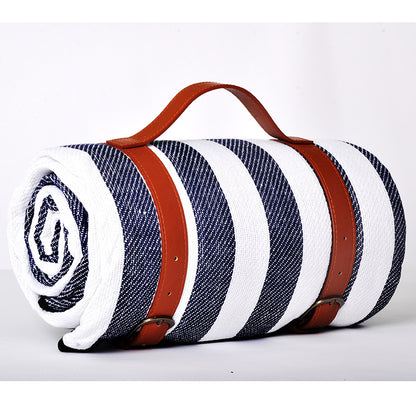 Waterproof Portable Picnic Blanket with Carry Straps style-8 200-200cm by HitMyNeed