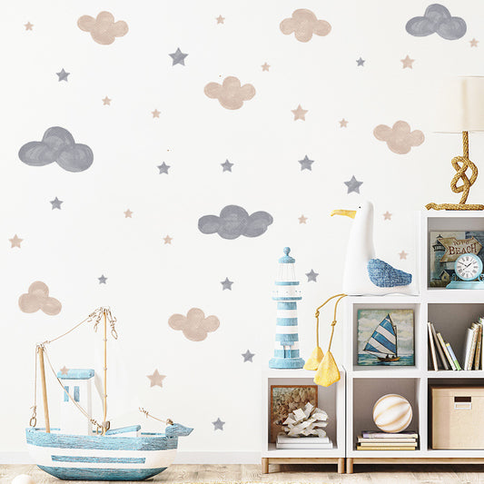 Waterproof PVC Cloud Wall Stickers for Home Décor by HitMyNeed