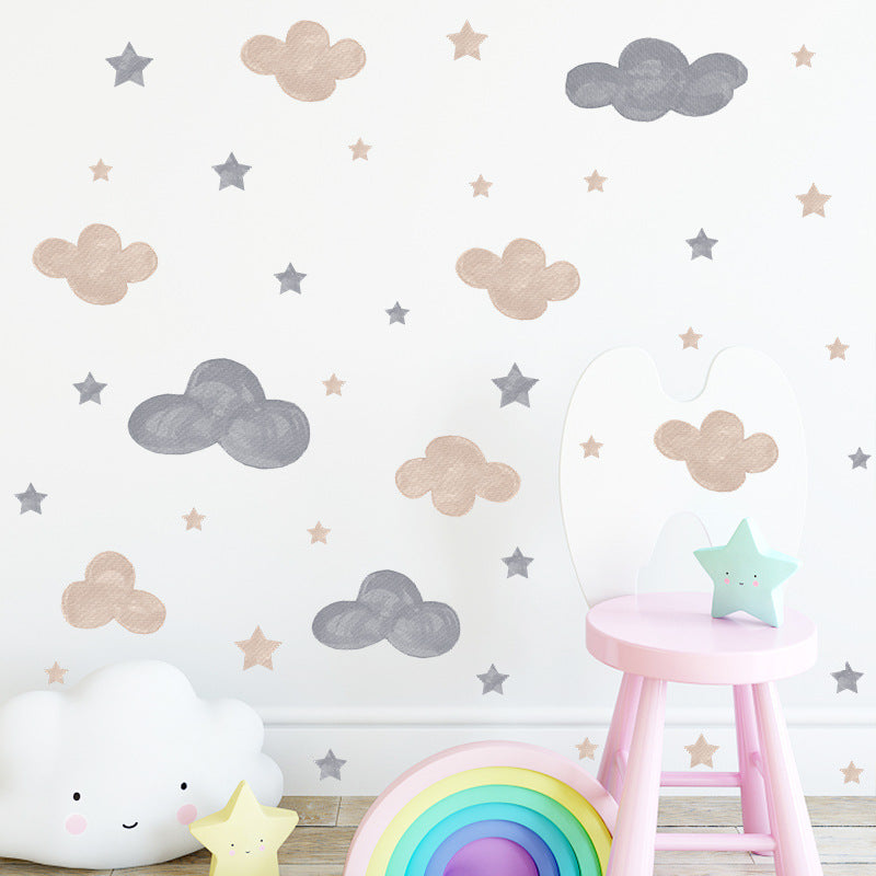 Waterproof PVC Cloud Wall Stickers for Home Décor by HitMyNeed