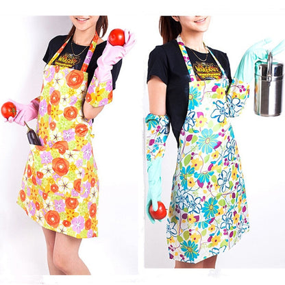 Waterproof PVC Kitchen Apron with Pockets by HitMyNeed
