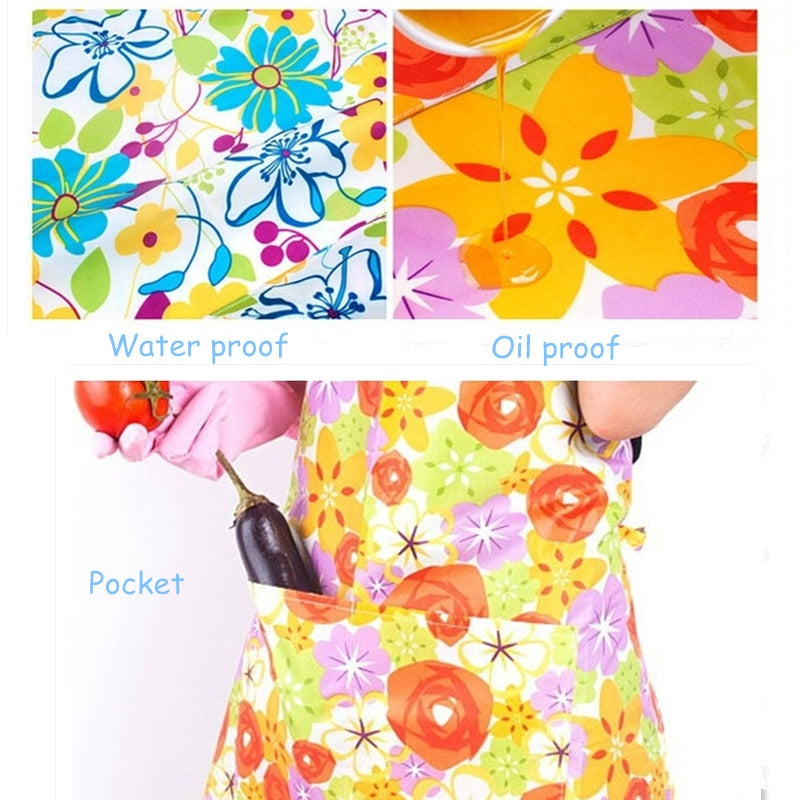 Waterproof PVC Kitchen Apron with Pockets by HitMyNeed