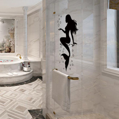 Waterproof PVC Mermaid Wall Decal 57 x 30 cm by HitMyNeed