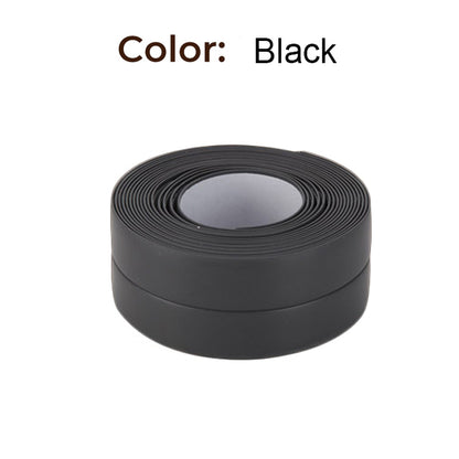 Waterproof PVC Sealing Tape for Bathroom & Kitchen 3-8cm black 3-2m by HitMyNeed