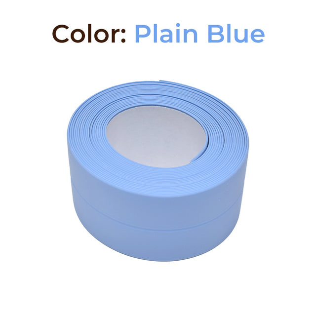 Waterproof PVC Sealing Tape for Bathroom & Kitchen 3-8cm blue 3-2m by HitMyNeed