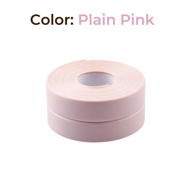 Waterproof PVC Sealing Tape for Bathroom & Kitchen 3-8cm pink 3-2m by HitMyNeed