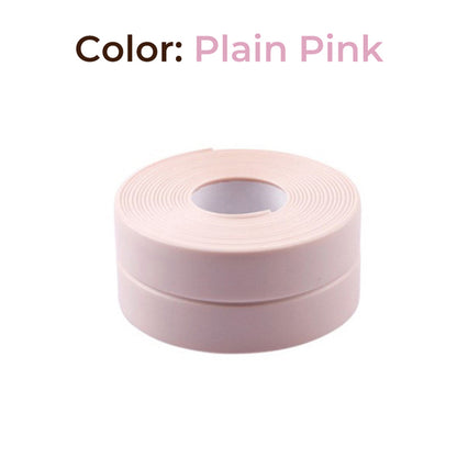Waterproof PVC Sealing Tape for Bathroom & Kitchen 3-8cm pink 3-2m by HitMyNeed