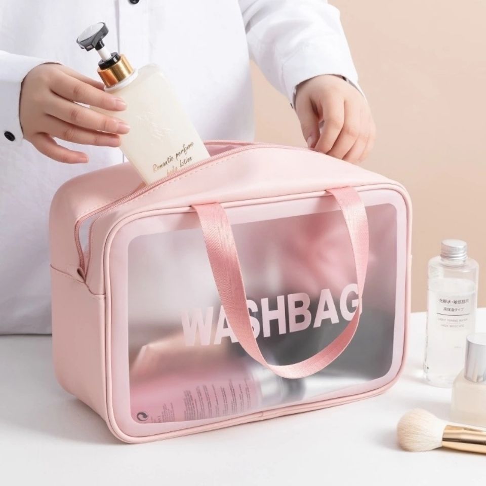 Waterproof PVC Travel Toiletry Washbag Tote by HitMyNeed