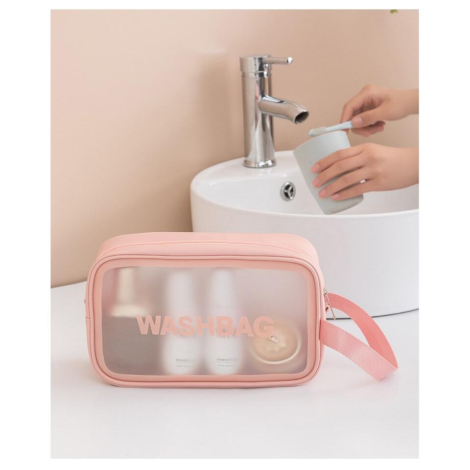 Waterproof PVC Travel Toiletry Washbag Tote by HitMyNeed