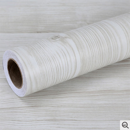 Waterproof PVC Wood Grain Self-Adhesive Sticker Roll hui-bai-pm 30x300cm by HitMyNeed