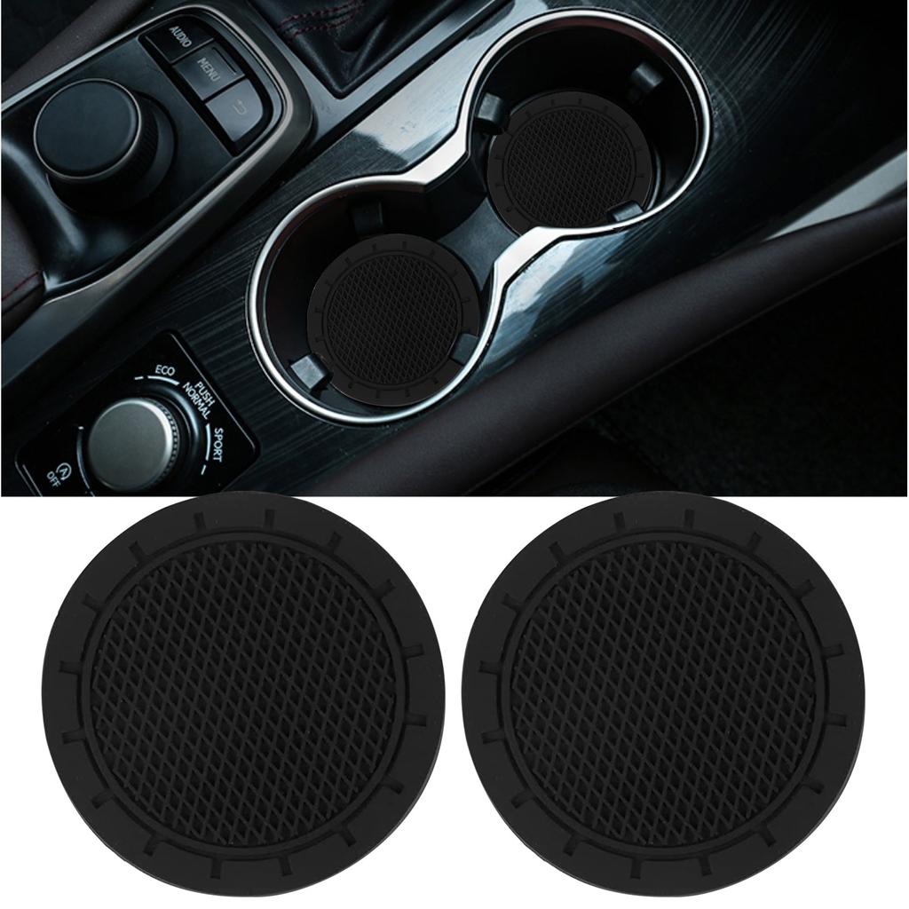 Waterproof Rubber Car Cup Holder Coasters (2 pcs) by HitMyNeed