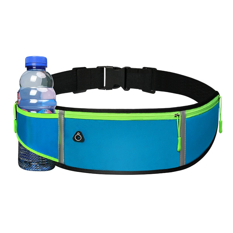 Waterproof Running Waist Phone Bag with Wallet Pockets auburn by HitMyNeed