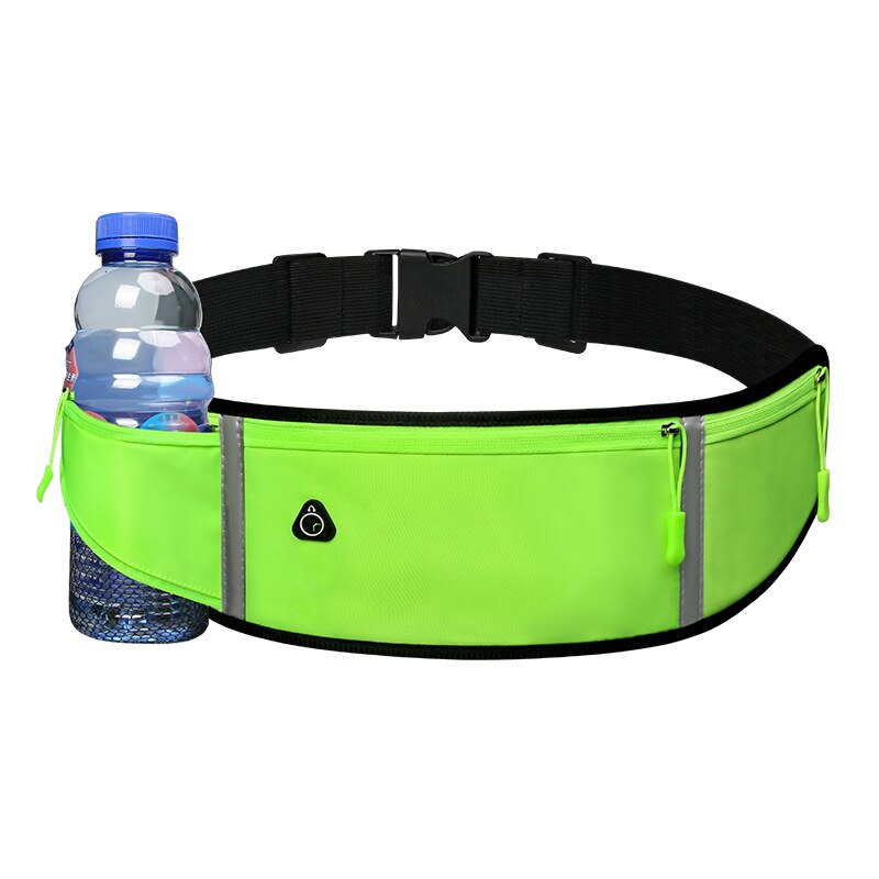 Waterproof Running Waist Phone Bag with Wallet Pockets orange by HitMyNeed