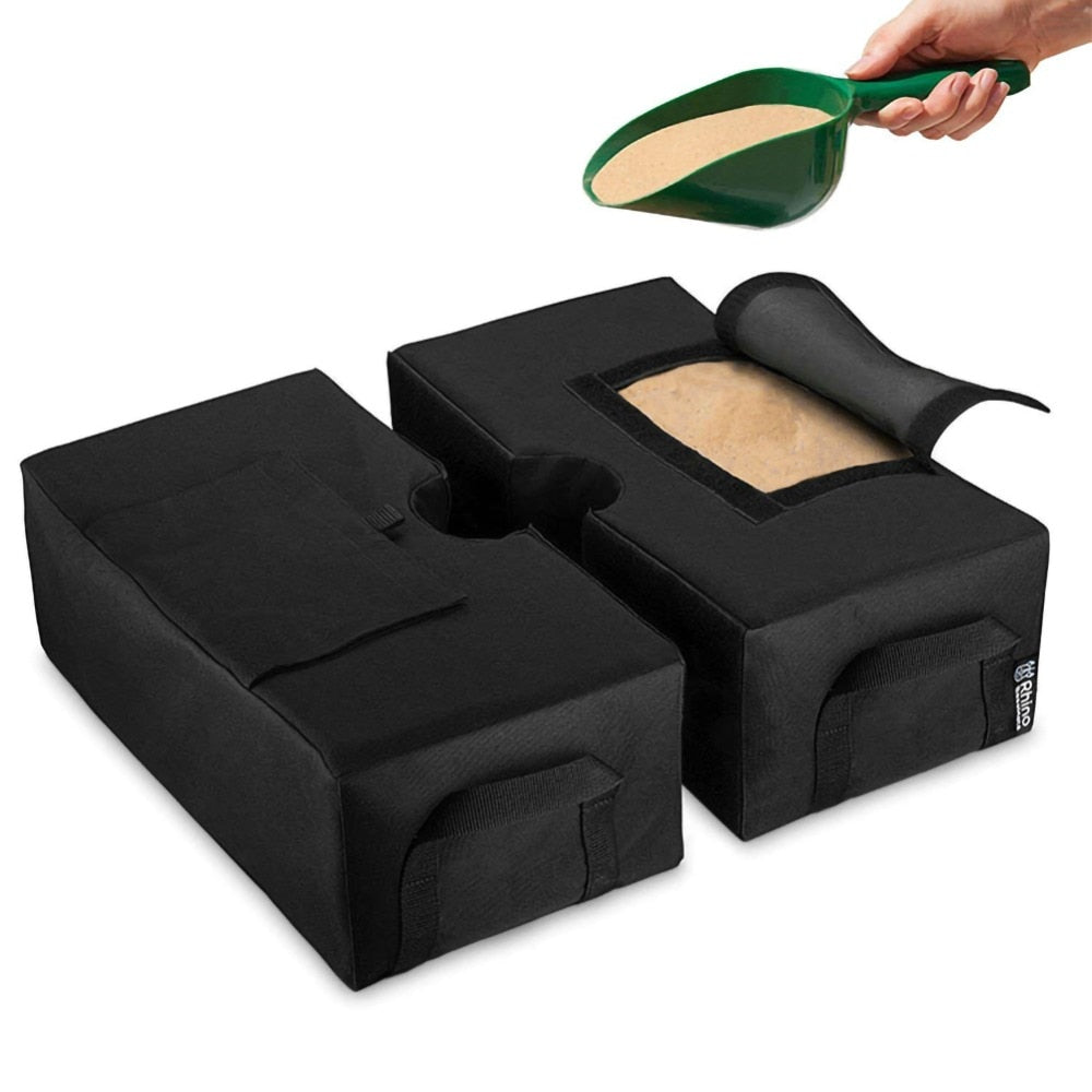 Waterproof Sand-Filled Outdoor Umbrella Weight Base by HitMyNeed