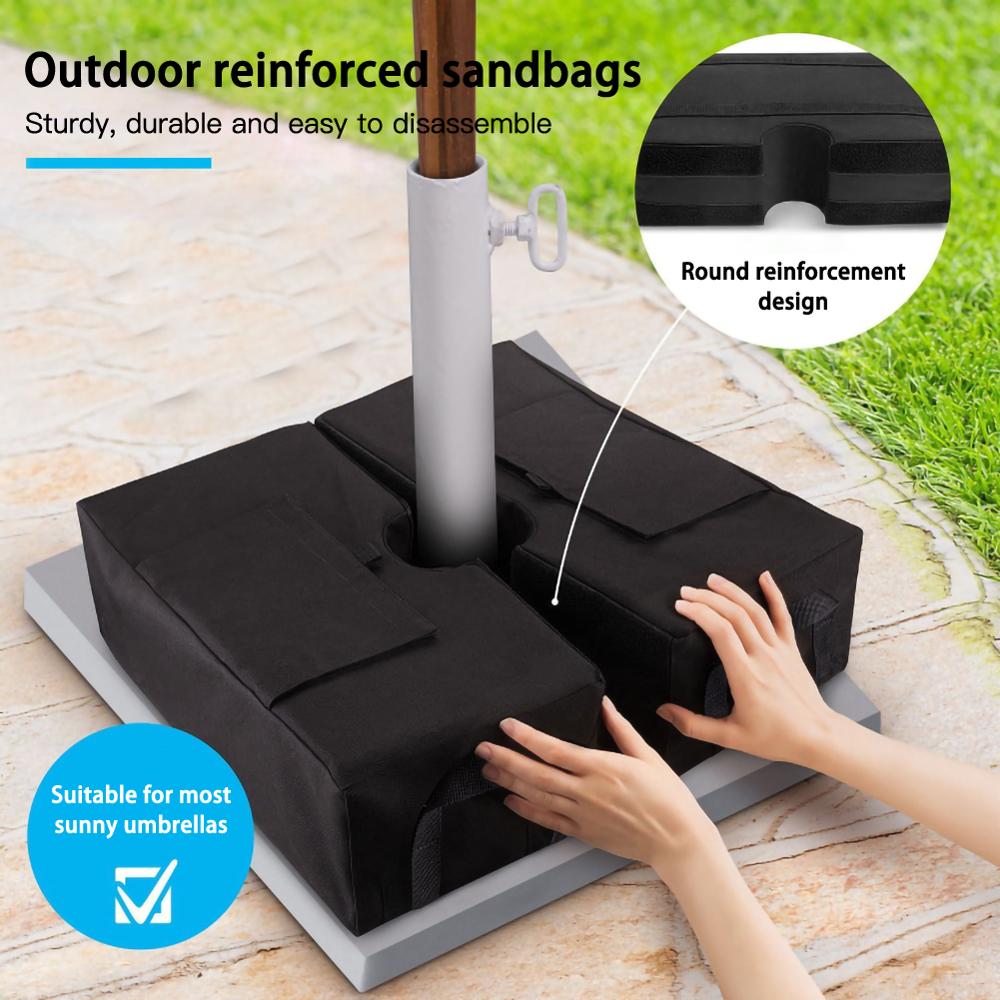 Waterproof Sand-Filled Outdoor Umbrella Weight Base by HitMyNeed
