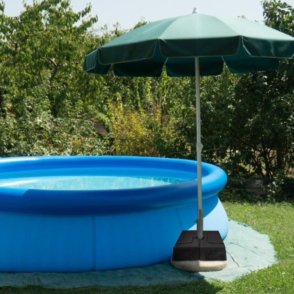 Waterproof Sand-Filled Outdoor Umbrella Weight Base by HitMyNeed