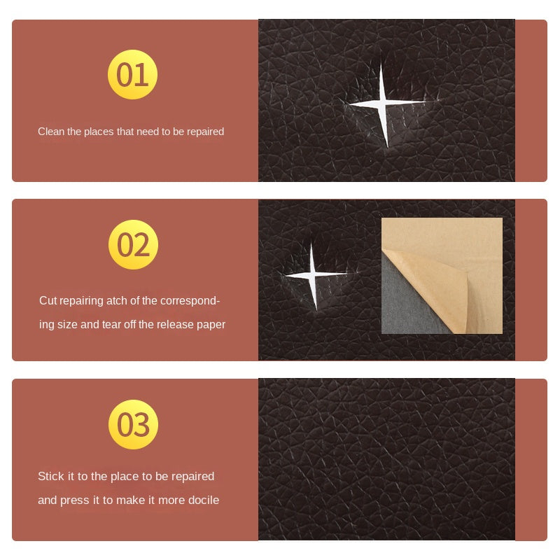 Waterproof Self Adhesive Leather Repair Patch by HitMyNeed