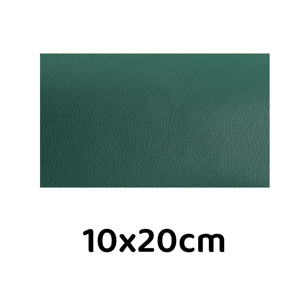 Waterproof Self Adhesive Leather Repair Patch dark-green-10x20cm by HitMyNeed