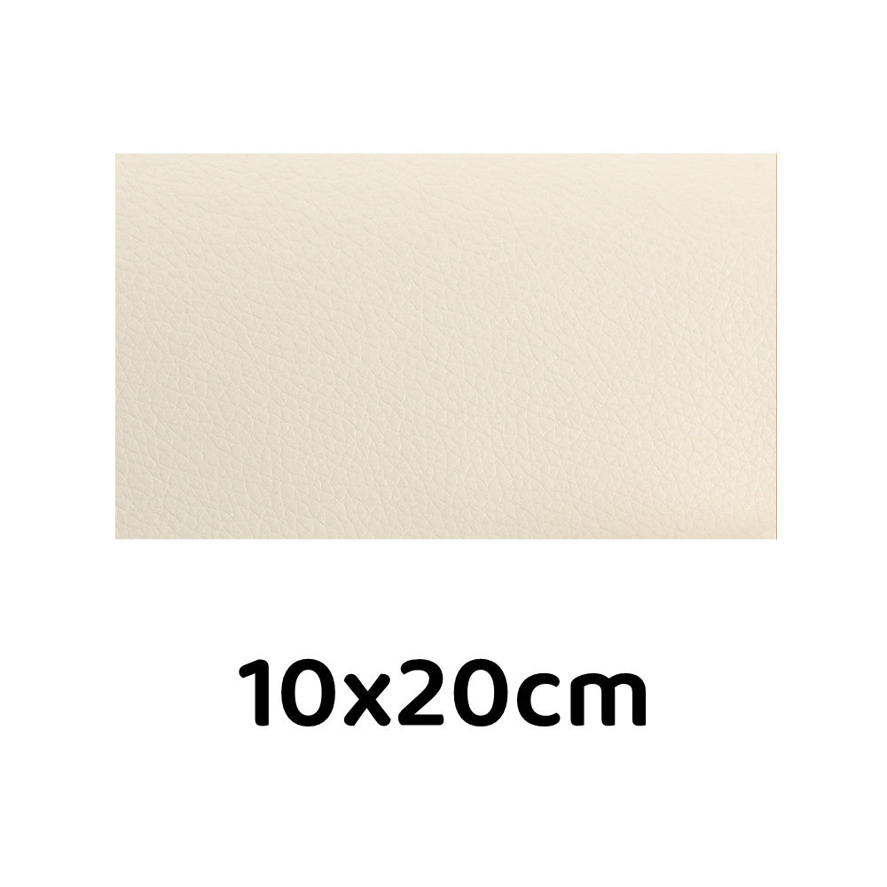 Waterproof Self Adhesive Leather Repair Patch off-white-10x20cm by HitMyNeed
