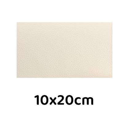 Waterproof Self Adhesive Leather Repair Patch off-white-10x20cm by HitMyNeed