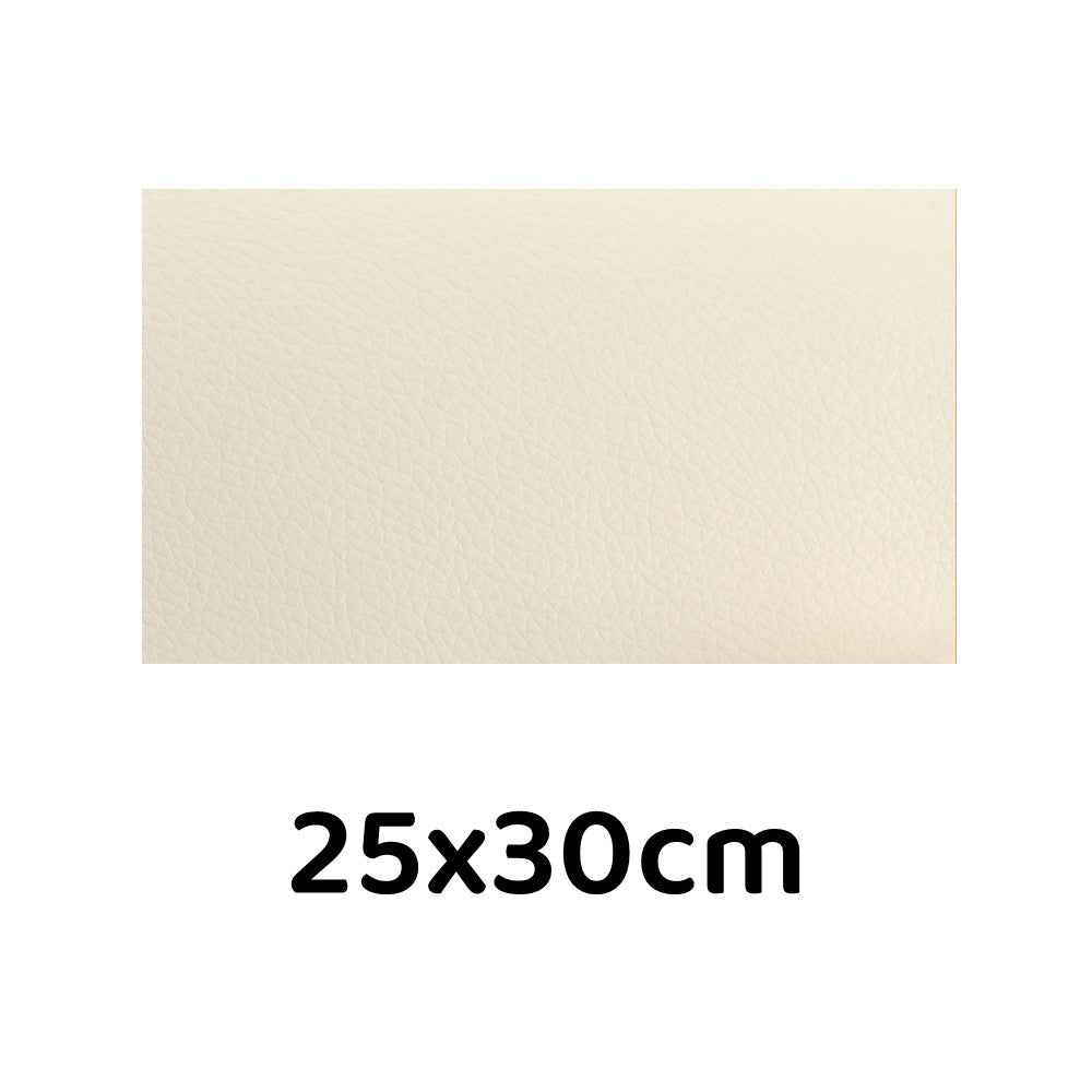 Waterproof Self Adhesive Leather Repair Patch off-white-25x30cm by HitMyNeed
