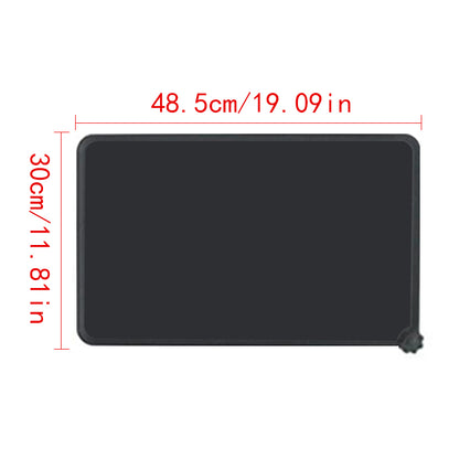 Waterproof Silicone Pet Feeding Mat 48.5 x 30cm by HitMyNeed