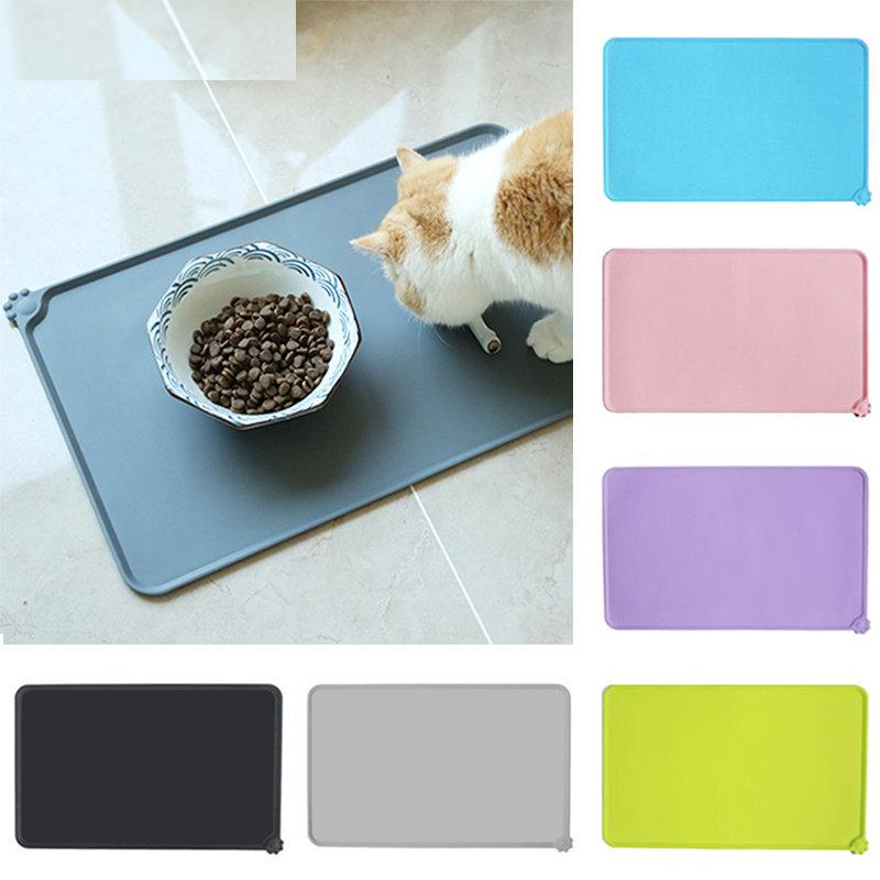 Waterproof Silicone Pet Feeding Mat 48.5 x 30cm by HitMyNeed