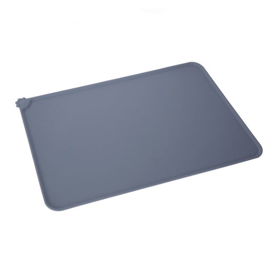 Waterproof Silicone Pet Feeding Mat 48.5 x 30cm gray by HitMyNeed