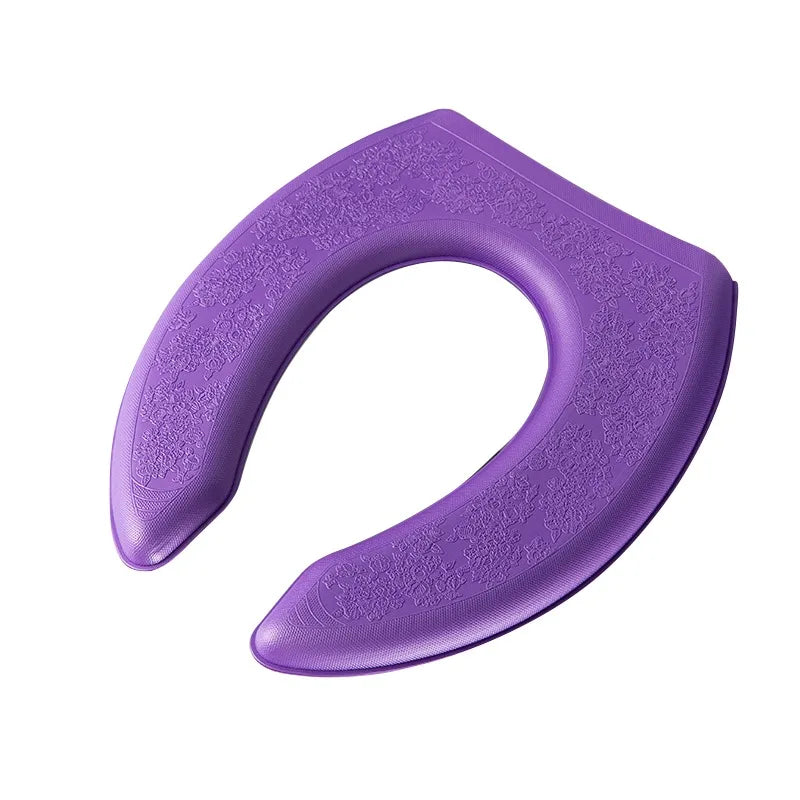 Waterproof Soft O-Shape Toilet Seat Cover Cushion b3 by HitMyNeed