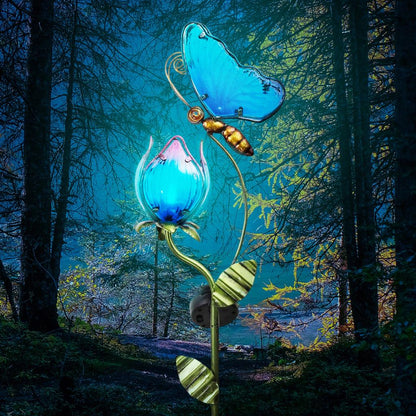 Waterproof Solar Butterfly Garden Stake Light by HitMyNeed