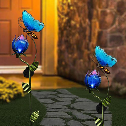 Waterproof Solar Butterfly Garden Stake Light by HitMyNeed