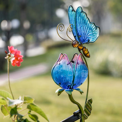 Waterproof Solar Butterfly Garden Stake Light by HitMyNeed
