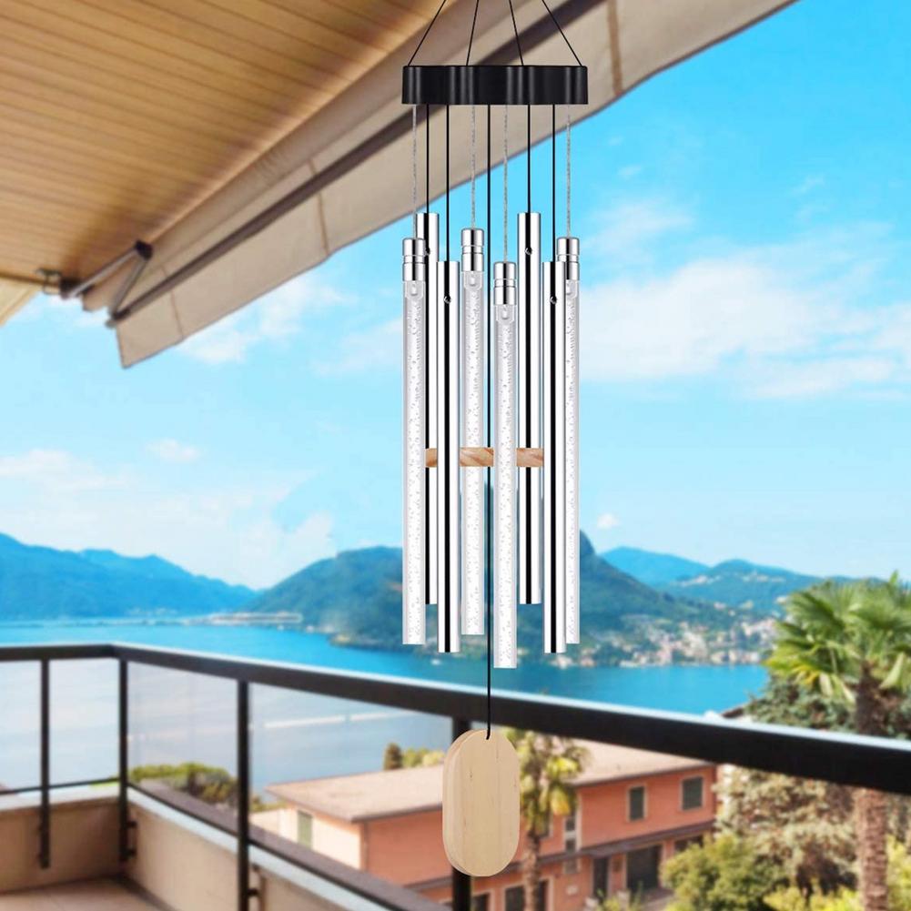 Waterproof Solar LED Wind Chime for Outdoor Decor by HitMyNeed